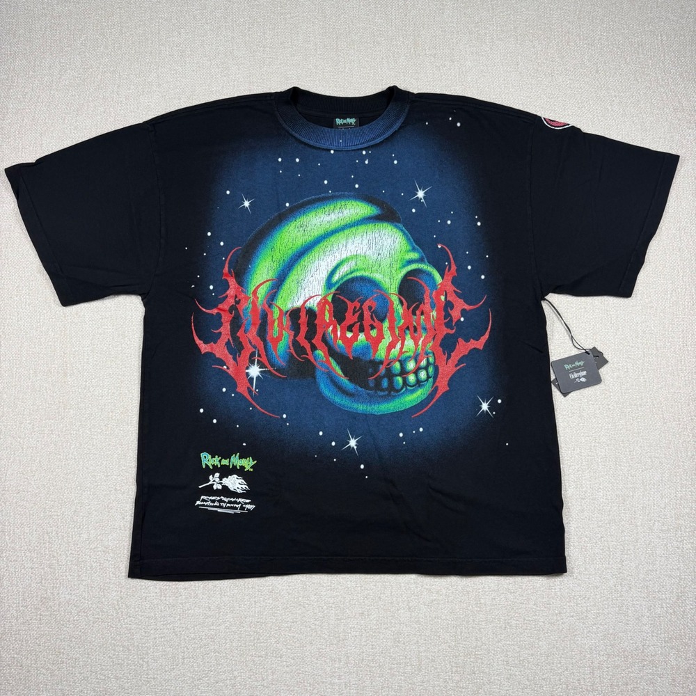 Civil Regime x Rick & Morty Future Misfit Morty 199X Oversized Tee Black Mens M